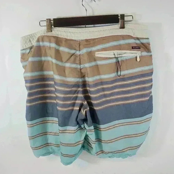Men's Billabong Blue and Brown Board Shorts - Picture 2 of 5
